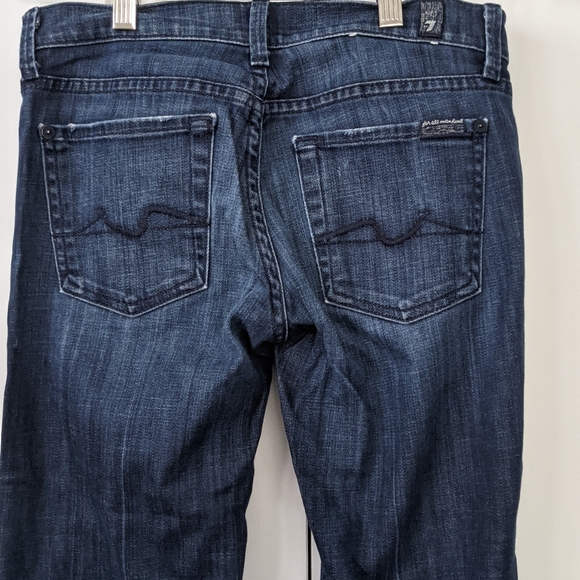 7 for all Mankind Straight Leg Jeans Sz. 24 - Picture 6 of 9